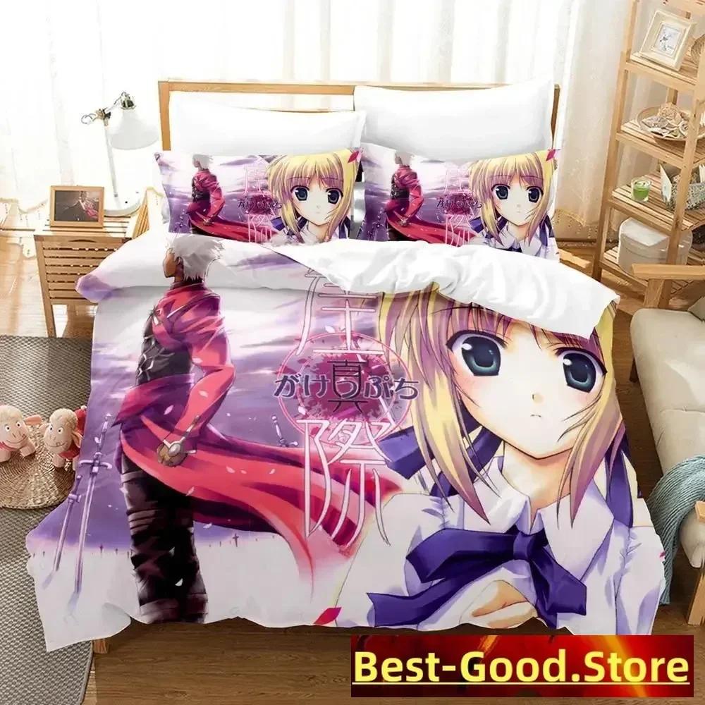 3D Print Anime FateStay Night Unlimited Blade Works Bed Set Duvet Cover Pillowcase Bedding Set Bed Linen Sheet Quilt Cover Full