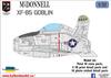 Halberd Models 1/48 Scale American McDonnell XF-85 Goblin Prototype Fighter Full Resin Kit HMU4817