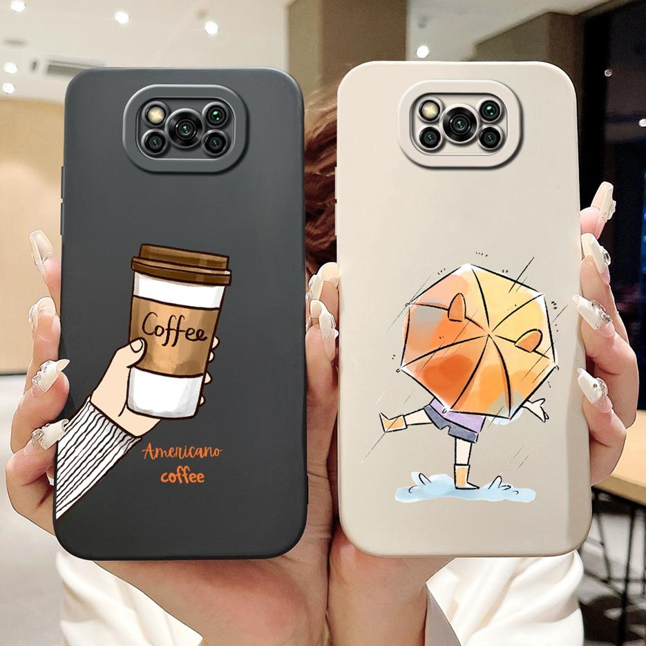For Xiaomi Poco X3 Pro Case Luxury Candy Painted Cover Shockproof Phone Case For Xiaomi Poco X3 NFC PocoX3 Pro Soft Fundas Coque