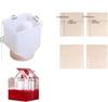 Silicone House Vase Mold DIY Concrete Flower Pot Mold Cement Plaster Pen Holder Mold Plant Pot Decor Craft