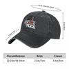 Men Women Red Mode Flowers Depeche Modes Rock Band Baseball Cap Vintage Distressed Denim Sun  Adjustable