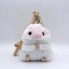 Adorable Hamster Plush Keychain Backpack Accessory - Perfect Gift for Girls