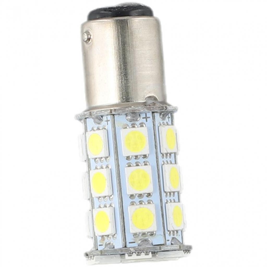 LED-Teile 1004 1076 1142 1 Stücke 27-SMD BA15D 6000K Weiß Innenbeleuchtung Glühbirnen