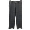 INCOTEX Made In Japan Wool Check Straight Pants 42 Gray Women Used