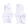 Wedding Gloves Proms Gloves White Short Thin Gloves for Operas Women Lady Theme Proms Costume Accessories