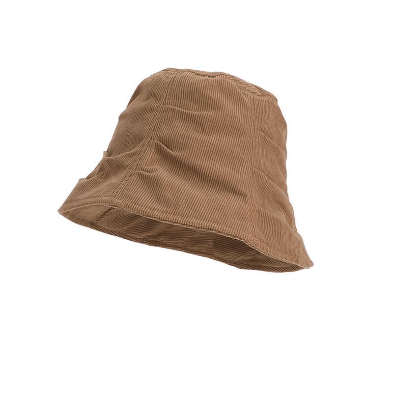 Винтажная вельветовая шляпа рыбака для женщин, теплая, для повседневной моды