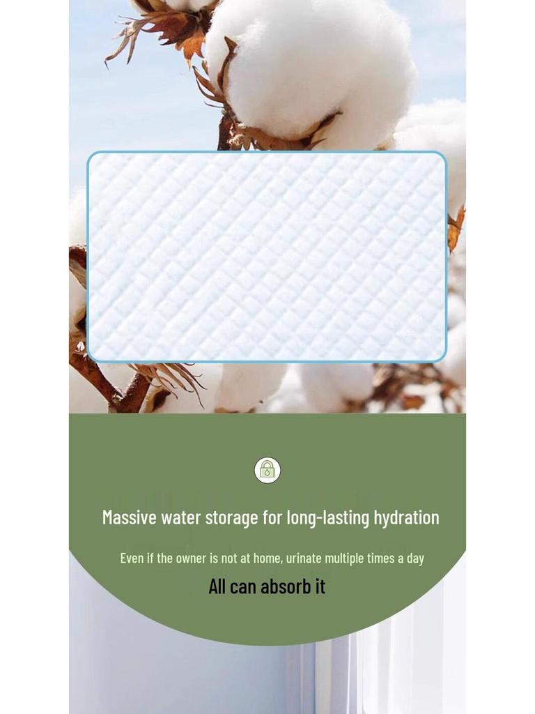 Deodorizing Thickened Pet Pee Pads for Dogs, Cats & Rabbits - Absorbent, Disposable, Leak-Proof Urine Pads