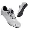 morytrade Road Shoes, Binding Cycle Shoes, Breathable, Bicycle Shoes (Light Gray, Size 27.0 cm)