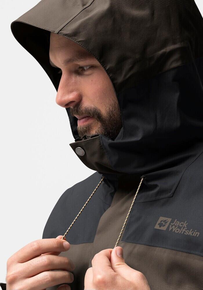 Куртка Jack Wolfskin Kammweg 2L Jacket M Men cold coffee