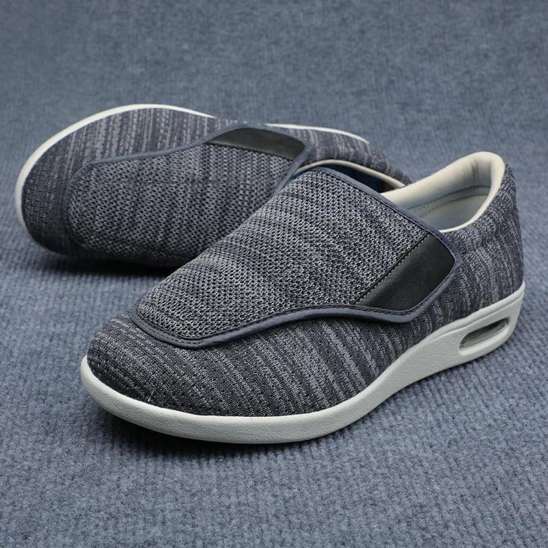 TWBEB Senile Orthopedics Wide Feet Swollen Women Shoes Thumb Eversion Adjusting Soft Comfortable Diabetic Shoe Men Walking Shoes