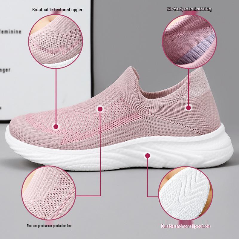 2025 Women's Unisex Flyknit Slip-On Lightweight Casual Shoes