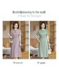 Rochie Qipao Elegantă de Vară cu Mânecă Scurtă, Șic, 2025, pentru Femei de Vârstă Mijlocie