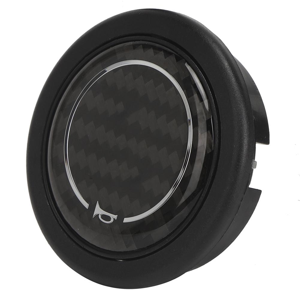 Carbon Fiber Horn Push Button Kit for 6 Bolts for Nardi Steering Wheel Car Modified Accessory