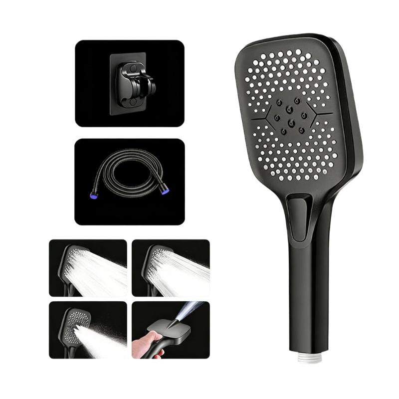 Powerful High Pressure Shower Head Water Saving Hnadheld Showerhead With Multiple Sprays Modes Easy Installation