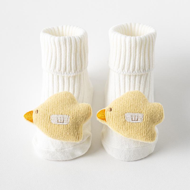 

Unisex Baby Non-Slip Cotton Socks, Mid-Calf, Ages 0-3, All Seasons M 1-3 years, foot length 11-13 cm