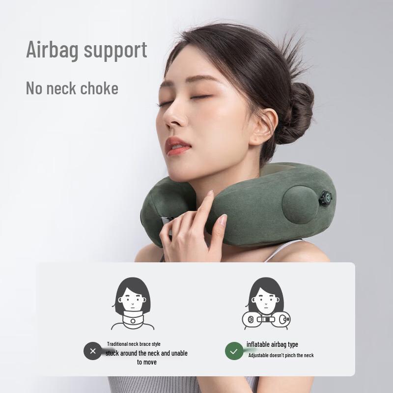 Zuodian Inflatable Neck Massage Pillow CN plug (adapter included)