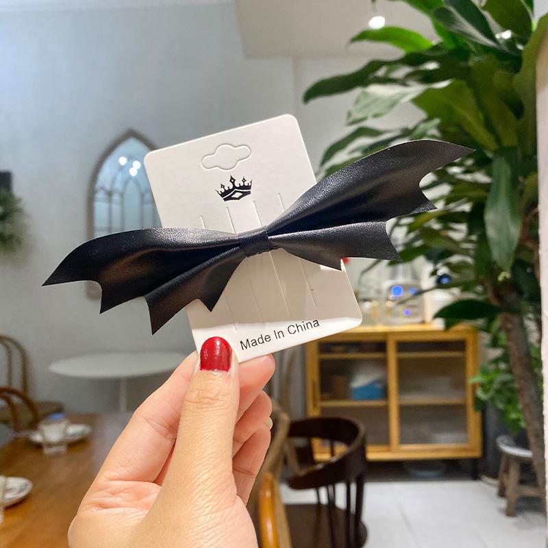 Halloween Hair Clip Head Clip Bat Leather Hair Clip Halloween Decorative Headpiece