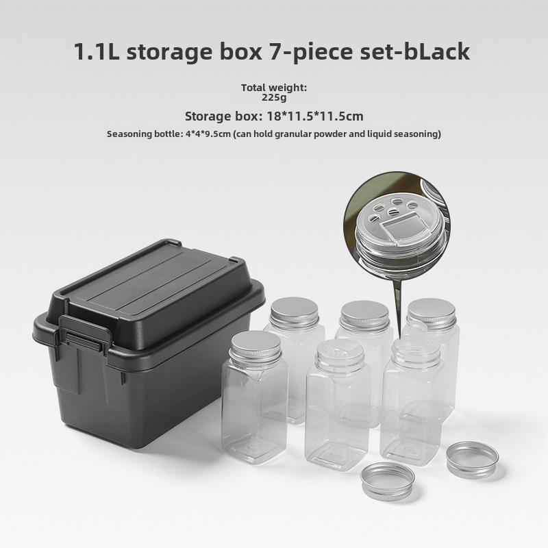 Scatola Mini Portatile da Esterno per Condimenti e Attrezzi da Barbecue