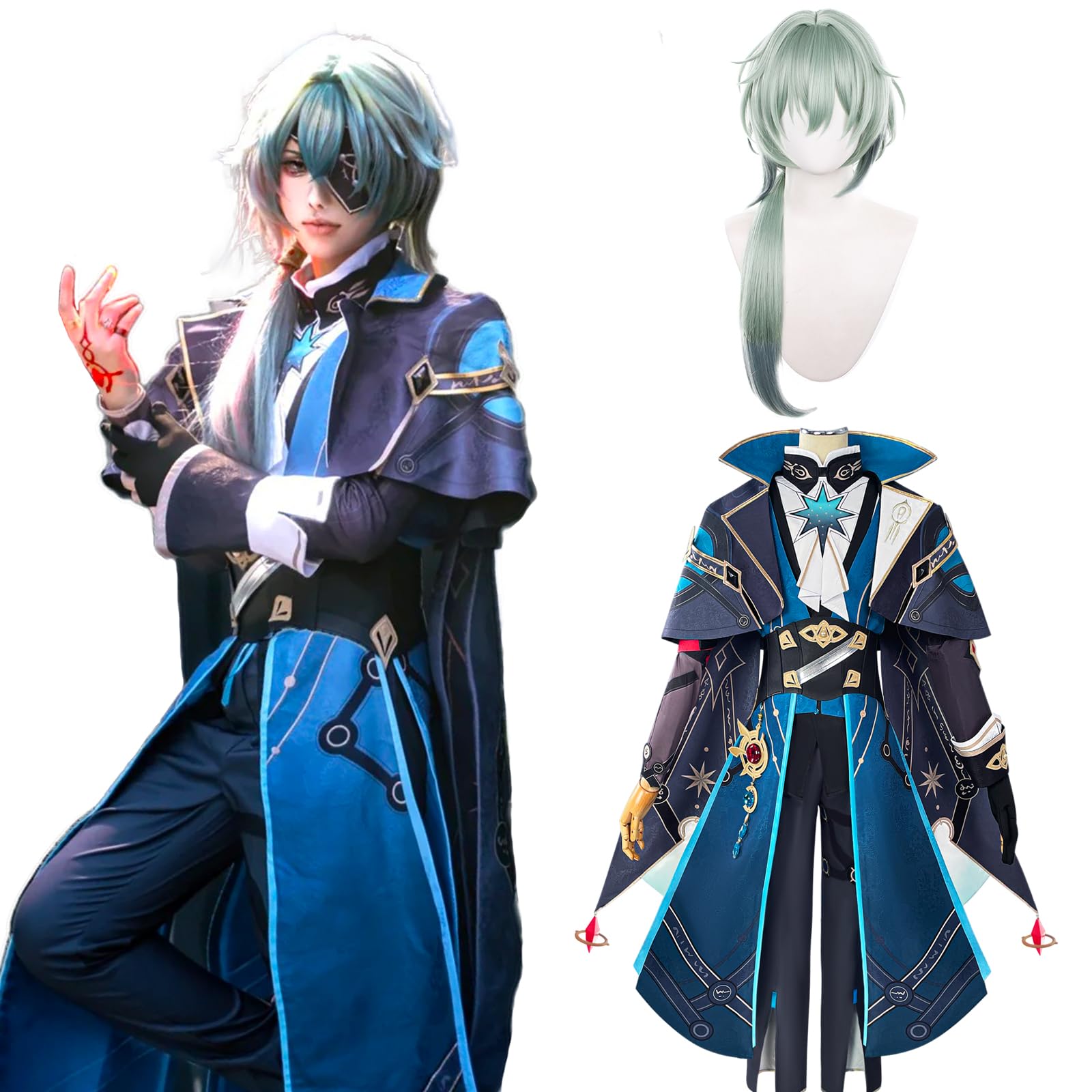 

Костюм для косплея Collapse Star Rail Anaix с полным комплектом для Идеально подходит для Школы и многого другого [CR ROLECOS] Парик, Взрослые, Мероприятия, Фестивали, (3XL)