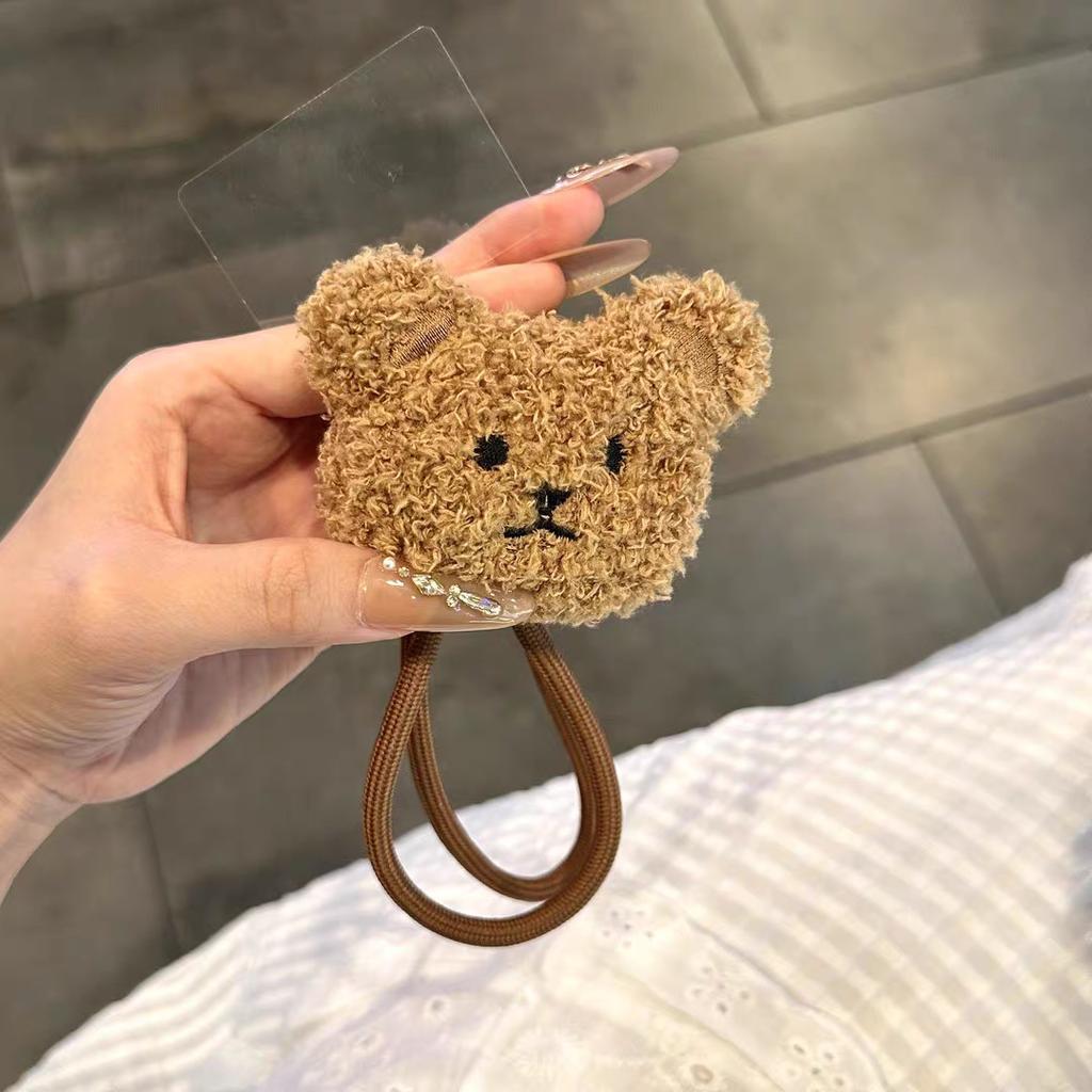 Cartoon brown bear kitty cat mobile phone case lanyard cute luggage keychain pendant anti-lost versatile universal