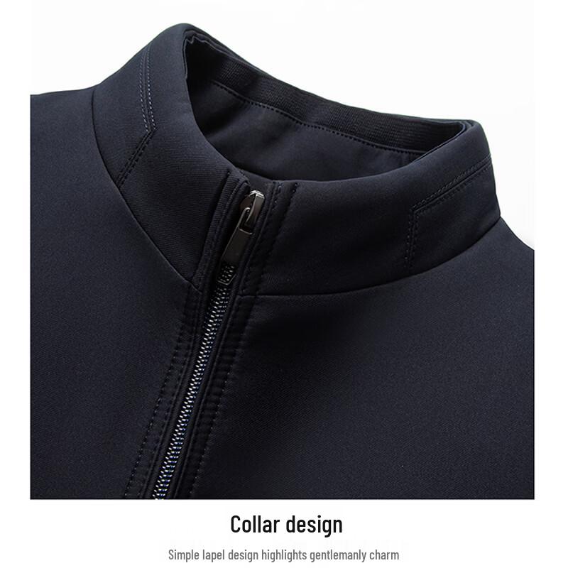 ROMON Men's Detachable Liner Thickened Stand-Collar Winter Padded Jacket