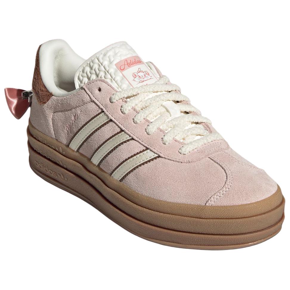 Adidas Disney X  Gazelle Bold The Aristocats - Marie Women Sneakers Pink Sandy-Pink Off-White JR4244