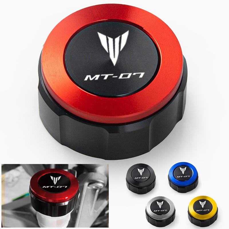 

Для Yamaha MT07 MT 07 MT09 MT 09 2014-мотоцикл с ЧПУ из алюминиевого сплава, задняя крышка бачка тормозной жидкости