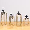 Metal Frame Black Figure Sculpture Meditator Ornaments Modern Luxury Books Creative Home Decoration Ornaments Statue Gifts