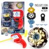 Gf Alloy Combat Gyro Geometric Flywheel Assembly Gyro Toy Handle Ruler Launcher Set