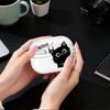 Case For Samsung Galaxy Buds 2 Live 4 Pro 2Pro 3Pro 3 FE 4Pro Clear Earphone Cases Cover With Hook Hello Cute Cat