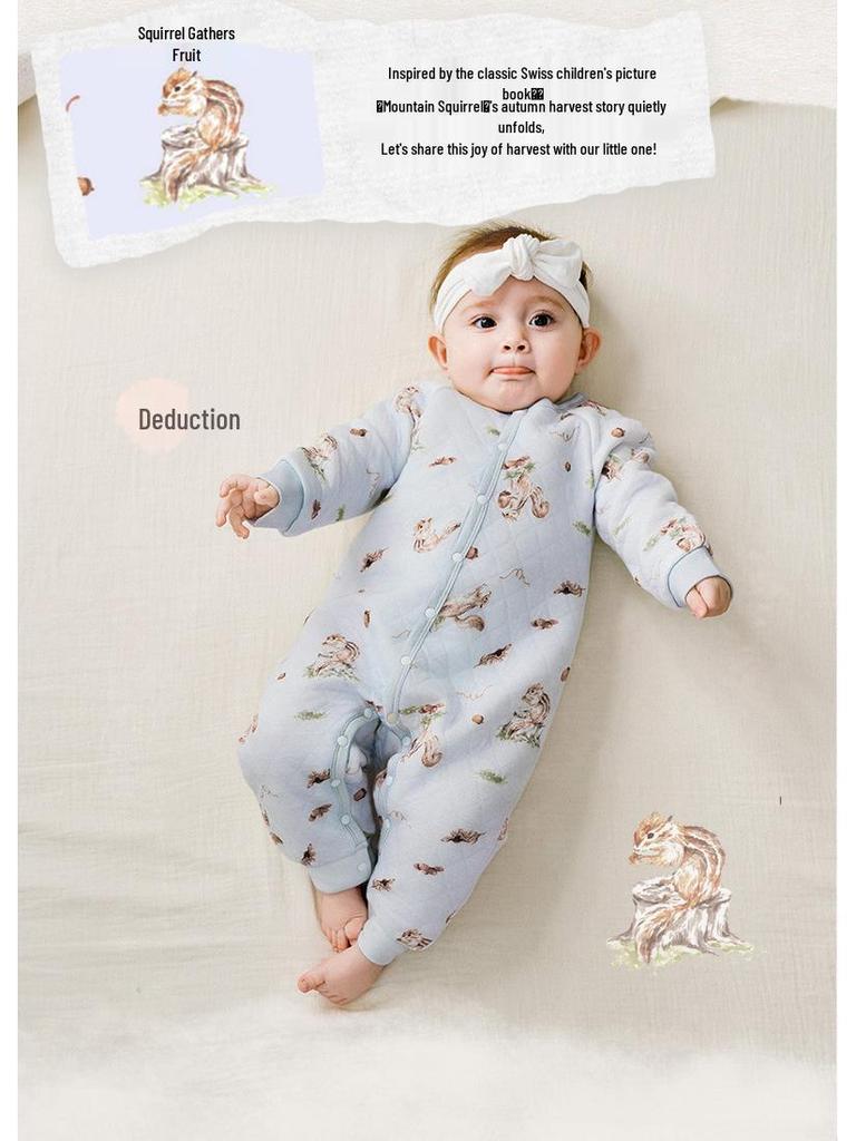 Britischer Baby Stepp-Air-Layer Temperaturregulierender Einteiler für Neugeborene