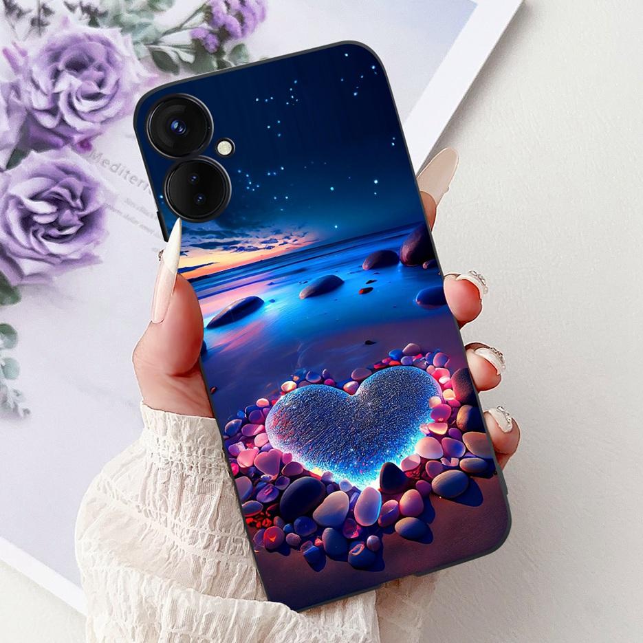 For Tecno Spark 9 Pro Case Spark9 Pro KH7n New Luxury Painted Cover Soft Silicone Phone Case For Tecno Spark 9T Spark9T KH6 Bags