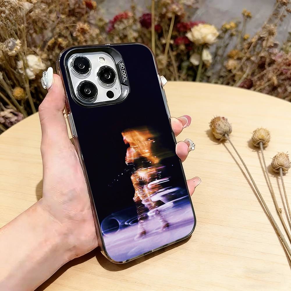 Singer B-Beyonce Phone Case For iPhone 17,16,15,14,13,12,11 Plus,Pro Max,XS,Colorful Silver Black Cover