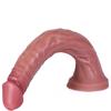 14.56 Inch Realistic Silicone Dildo Extra Long Soft Skin Feel Vein Texture Strong Suction Cup Body Safe Liquid Silicone Adult Toy