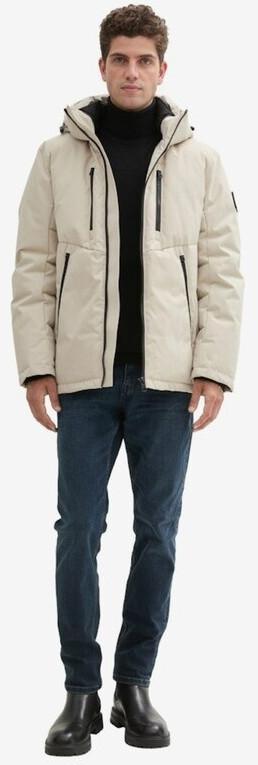 Зимняя куртка Tom Tailor Funktionsjacke Kapuze offwhite