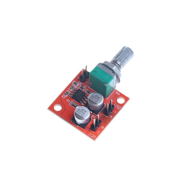 Lm386 Electret Microphone Power Amplifier Board Gain 200 Times Dc 3.7V-12V
