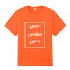 Streetwear Customized Pattern Print T-Shirt Harajuku Casual O Neck Short Sleeves Men Women Cotton T-Shirt