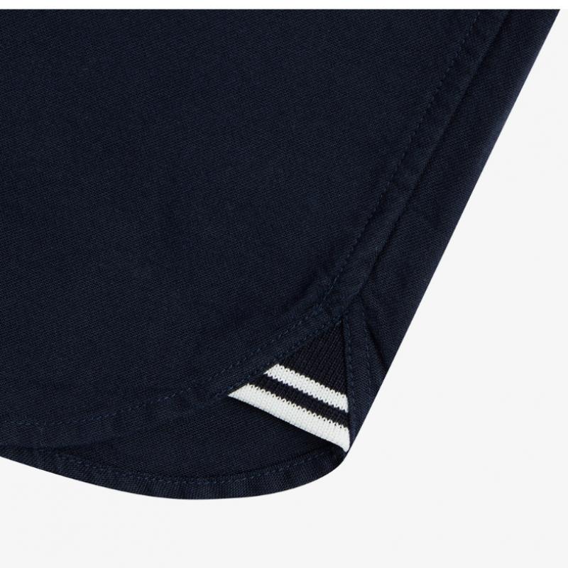 Fred Perry Long Sleeve Oxford Shirt Navy Afpm2435516 608