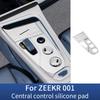 For Zeekr 001 2021-2025 Central Control Panel Protection Pad Wireless Charging Silicone Non-slip Pad Car Modify Accessories