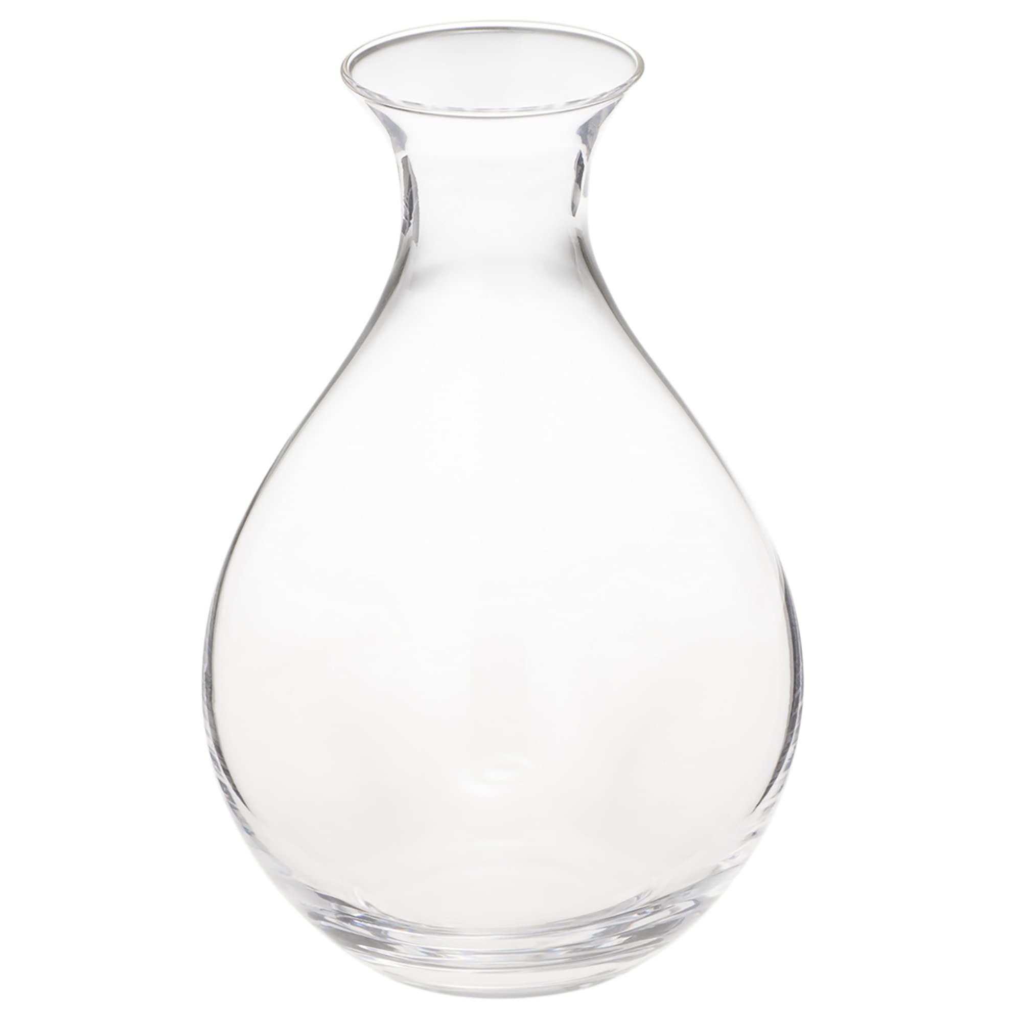 

Mizusaki Glass Sake Bottle, Approx. 400ml, No. 80 CR, Made in Japan, MKG-428079