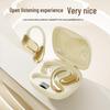Q15 Electroplated Ear Hook Bluetooth Sports Earphones: Long Battery Life, High Sound Quality, Digital Display, Non-In-Ear Design.
