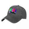Testing Television TV Test Pattern Tube Tele Please Stand By Baseball Cap Fishing Hat Luxury Hat Hat Unisex Golf Wear Unisex Womens