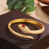 Neues Schlangenarmband Damen Offen Leichtes Luxusarmband Mode Trendiges Accessoire