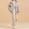 Li-Ning X DFT Artist Collaboration Series Wade Straight-Leg Fleece-Lined Casual Pants Unisex Bottoms Khaki AKXR589-2