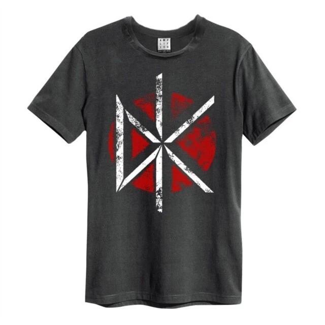 Dead Kennedys Logo Amplified Vintage Charcoal X Large T Shirt XL