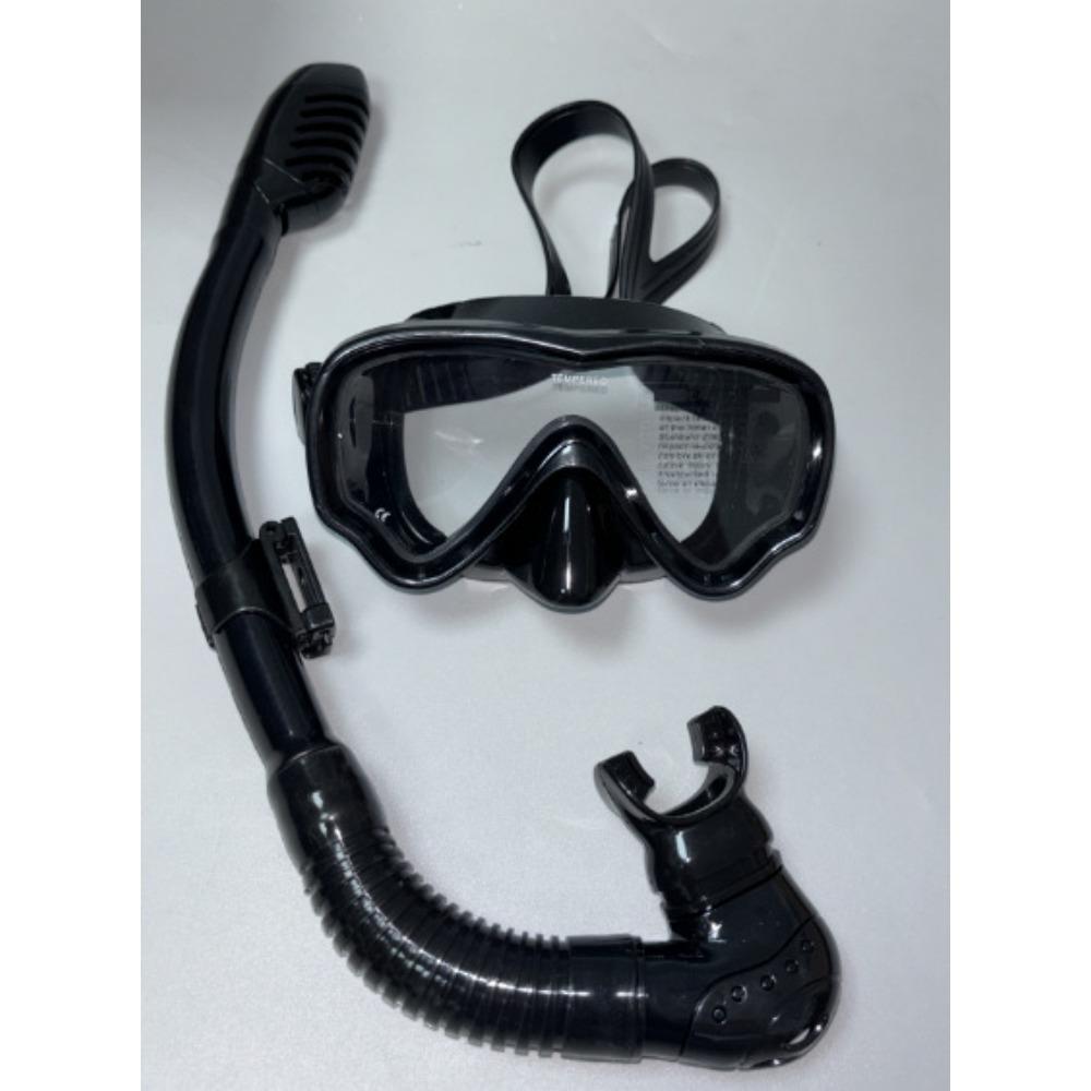 Diving Goggles, Snorkel Set, Full Dry Snorkeling Mask.