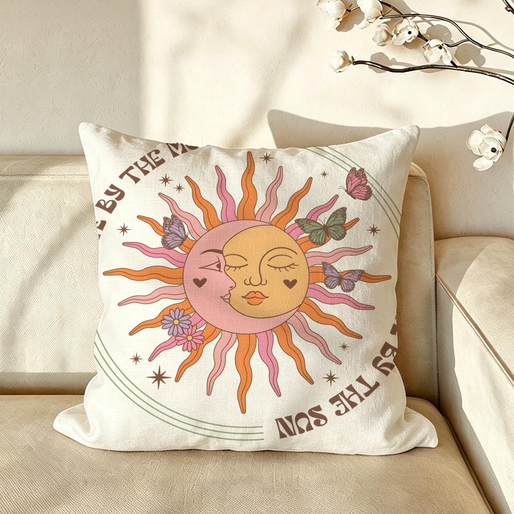 Art BBohemian Cushion Cover Pillow Case Antidustmite Pillowcase Silky Short Plush Sofa Cushion Cover hot