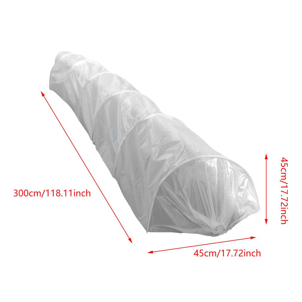 3M Greenhouse Tunnel Shade Net Cover Portable Cloche Hoops for Outdoor Garden Courtyard Patio Farm Vegetable Plant Growing