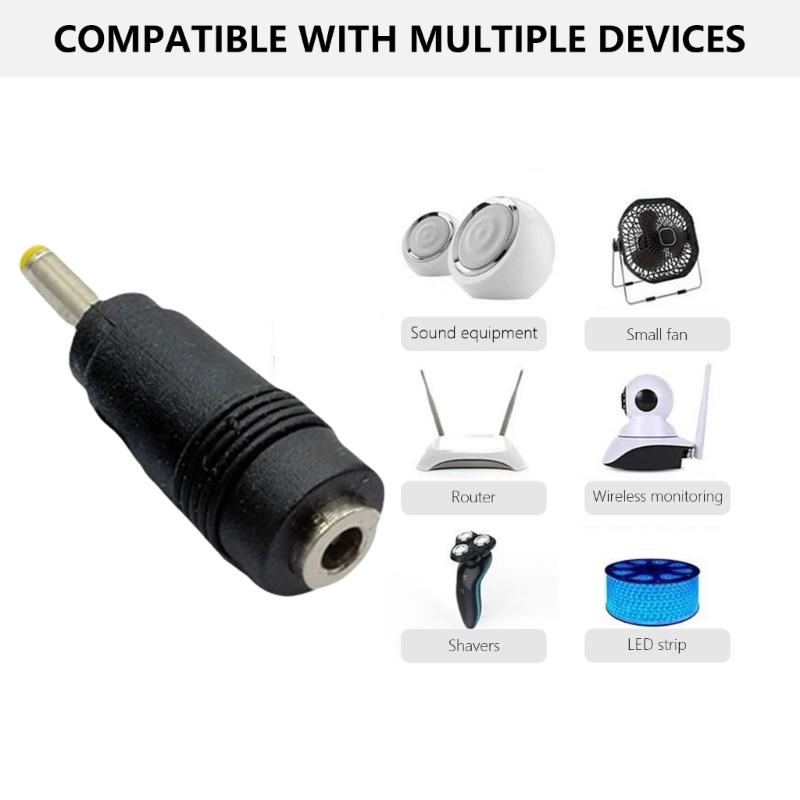 Portable DC35135 Female To DC4.0x1.7mm Male Converter Adapter Power Conversion Head for Various Laptops Brands