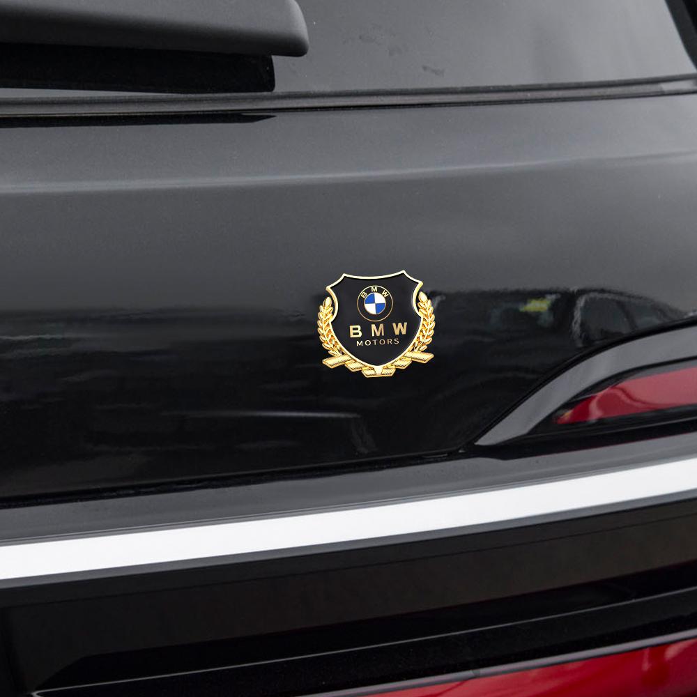 3D Metall Zinklegierung Auto Karosserie Schild Emblem Abzeichen Außen Dekorative Aufkleber Kofferraum Fenster Tür Aufkleber Zubehör Für BMW M